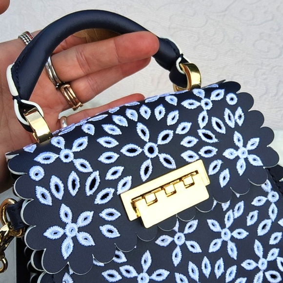 SOLD-Zac Zac Posen Iconic Eartha Mini Top Handle Crossbody Bag - Picture 7 of 14